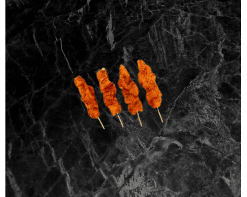 Garlic butter chicken kebabs 4 pack